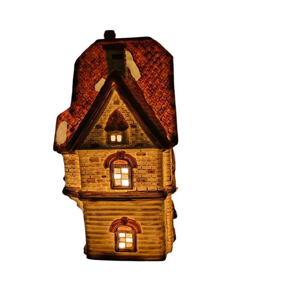 Dickens Keepsake Porcelain Lighted Christmas Village Teddy Bear Toy Store - Picture 3 of 14